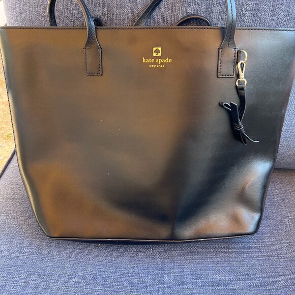 Kate Spade Black Tote Bag - Picture 1 of 5
